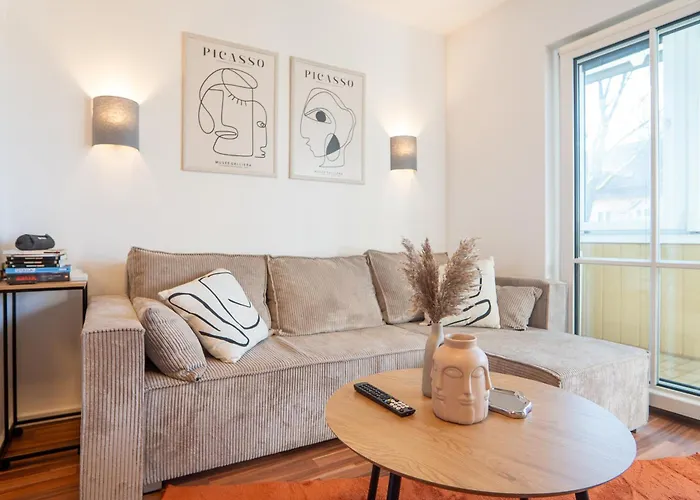 B - Parken, Stilvoll, Modern & Cozy Im Zentrum Von Daire *